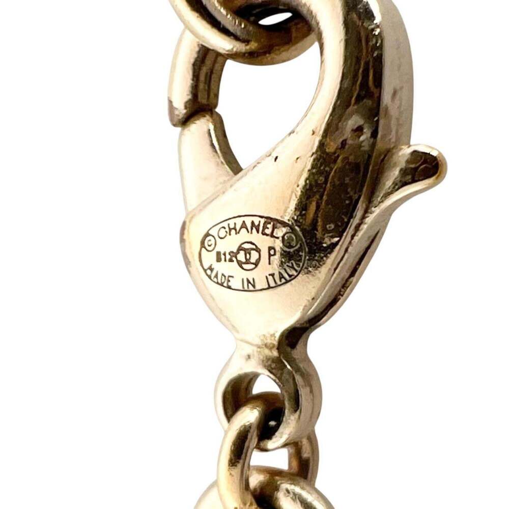 CHANEL Gold Logo Necklace - Picture 6 of 7